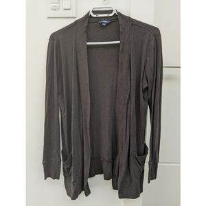 Black Cotton Cardigan